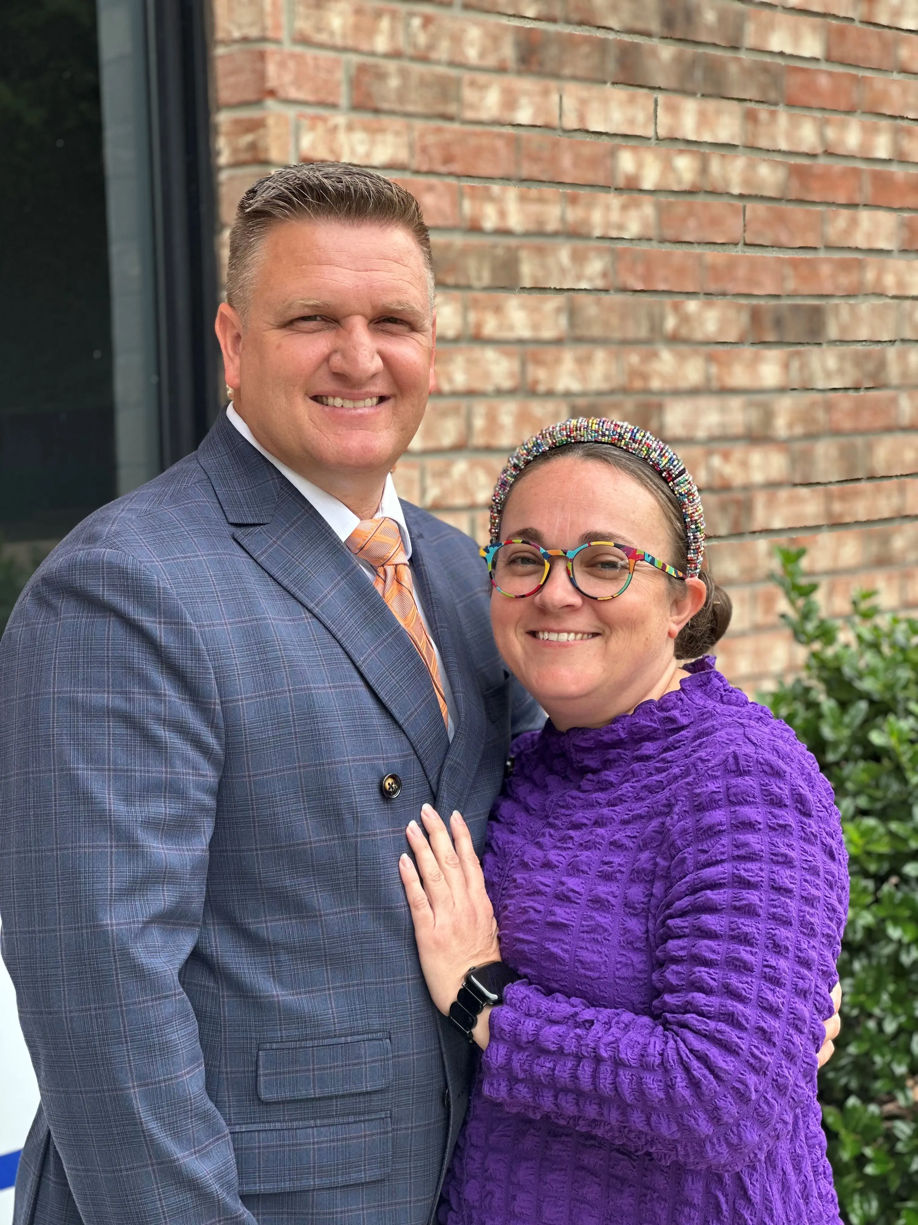 Pastor Denny Felts with his wife